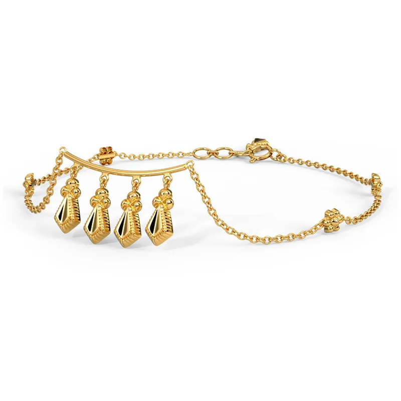 Auric Loop Gold Bracelet