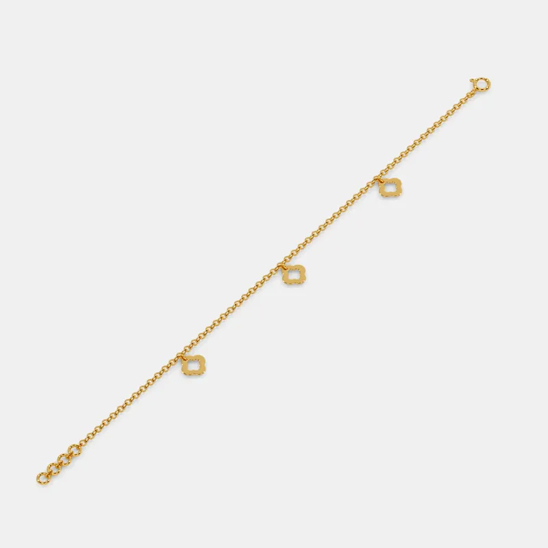 Blossom Ties Charm Bracelet