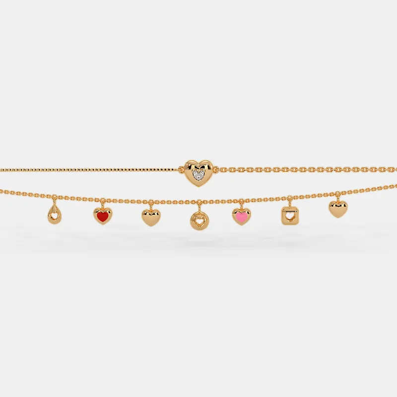 Zenia Twist Gold Bracelet