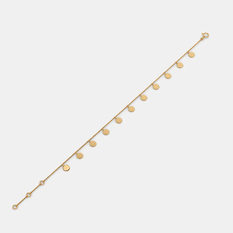 Heartbeats of Gold Bracelet