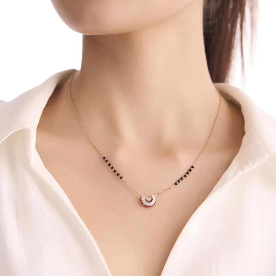 Infinity Arc Diamond Mangalsutra