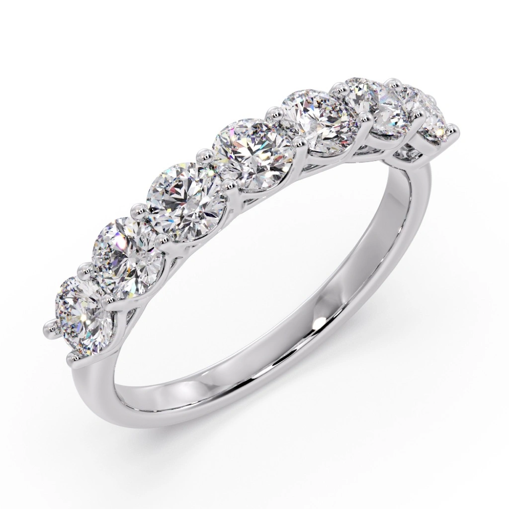 Dazzling Seven Dome Ring